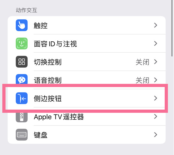 未央苹果14维修店分享iPhone14 Plus侧键双击下载功能关闭方法 